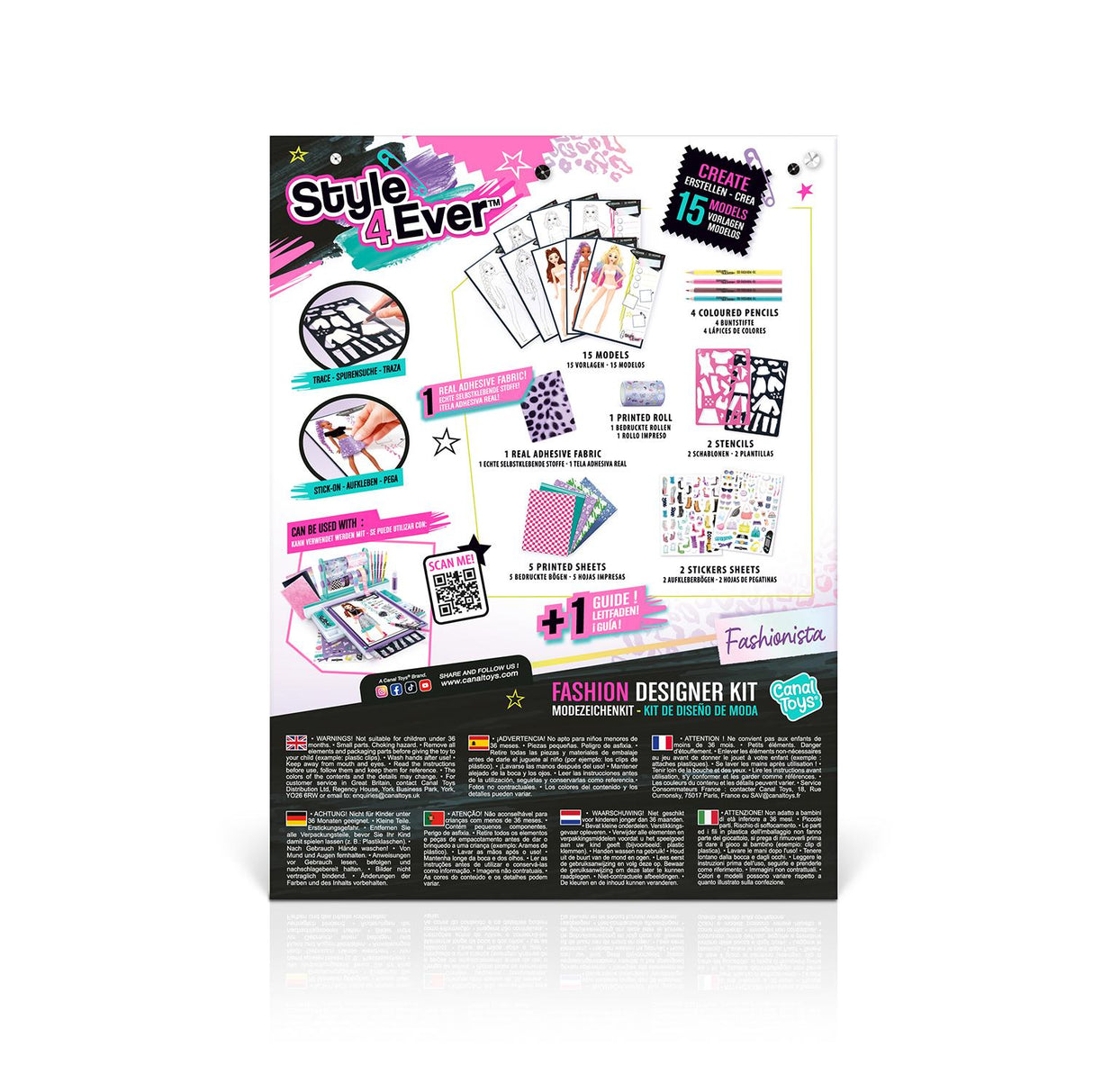 Style 4 Ever Fashion Designer Kit - Fashionista