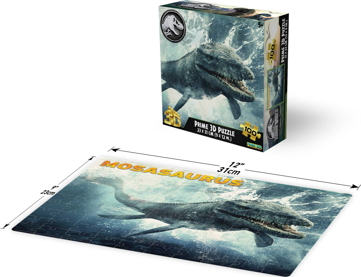 Prime 3D: 100pc 3D Puzzle - Universal Jurassic World Mesasaurus
