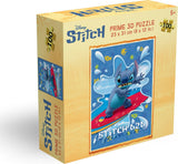 Prime 3D: 100pc 3D Puzzle - Disney Stitch Surfboard