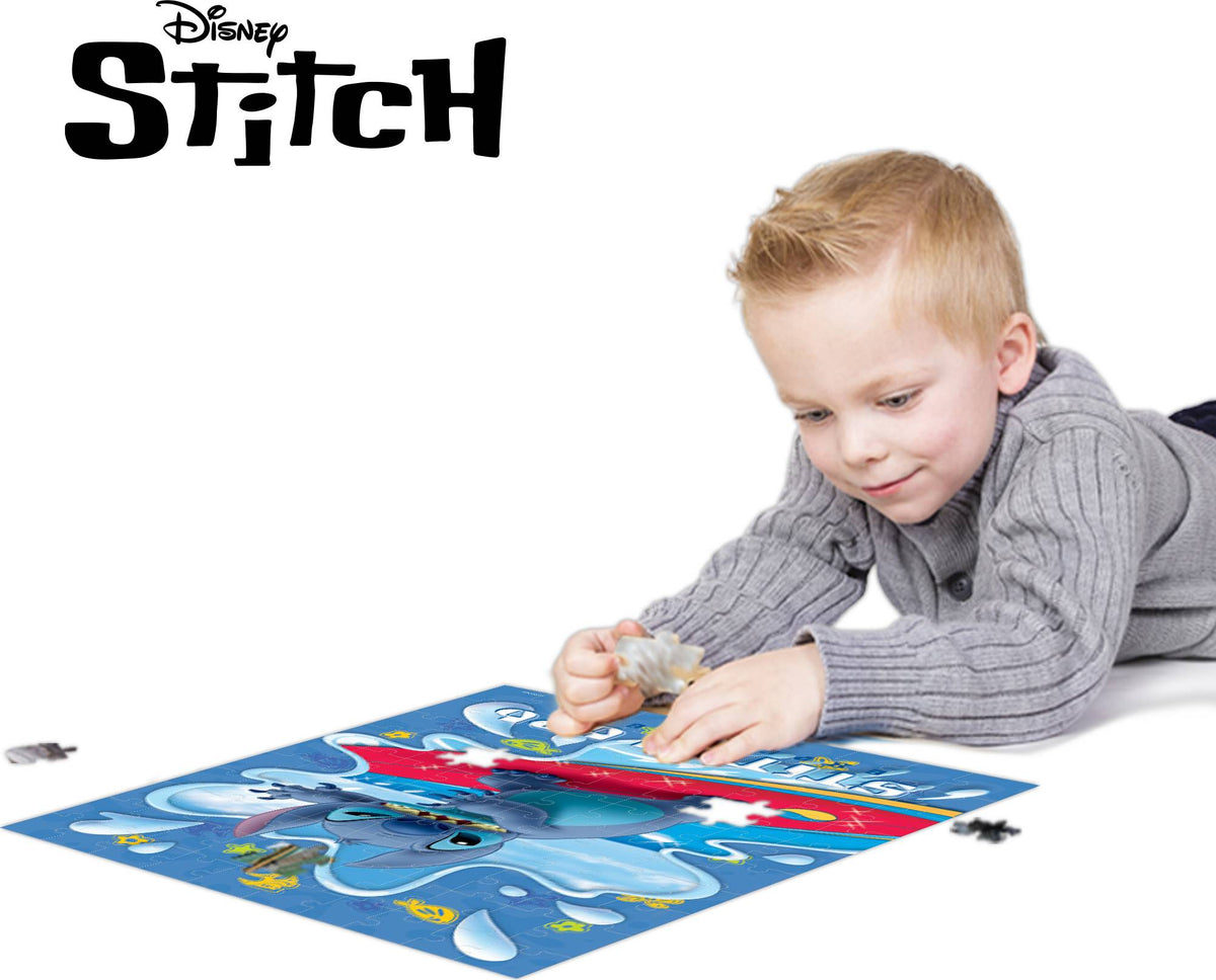 Prime 3D: 100pc 3D Puzzle - Disney Stitch Surfboard