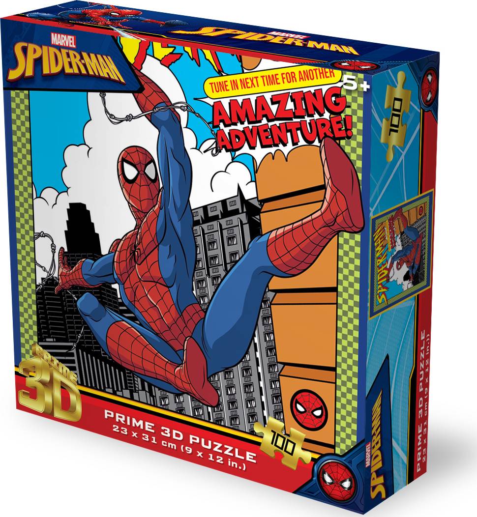 Prime 3D: 100pc 3D Puzzle - Marvel Spider-Man