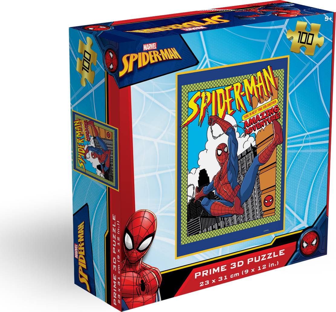 Prime 3D: 100pc 3D Puzzle - Marvel Spider-Man