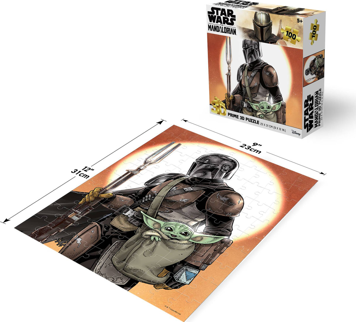 Prime 3D: 100pc 3D Puzzle - The Mandalorian
