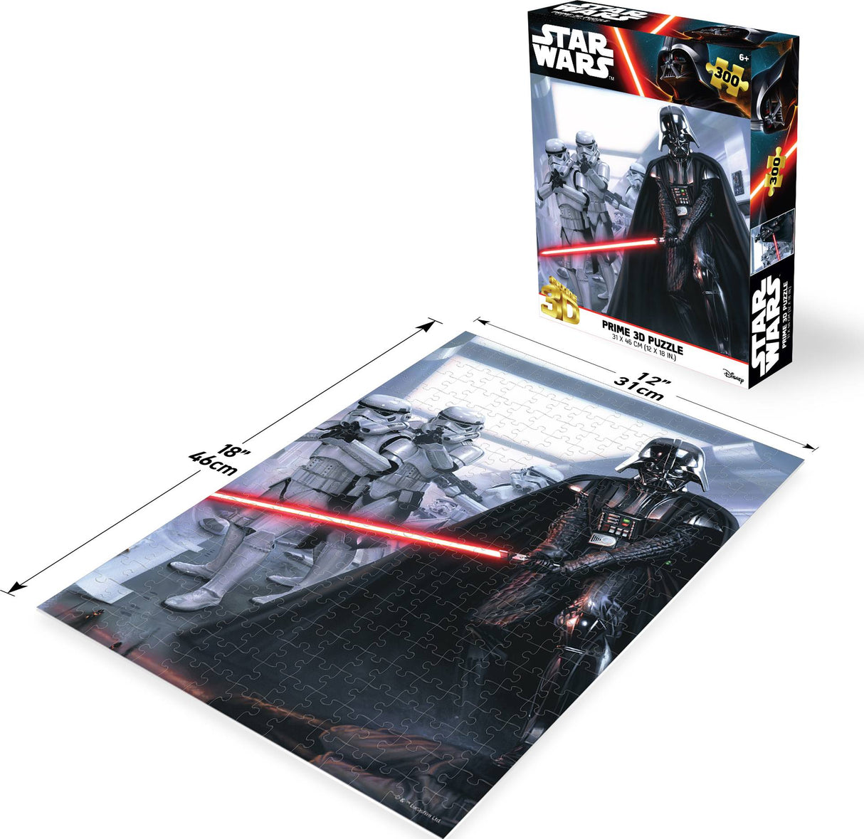 Prime 3D: 300pc 3D Puzzle - George Lucas Star Wars Classic
