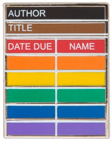 Library Card Pride Enamel Pin