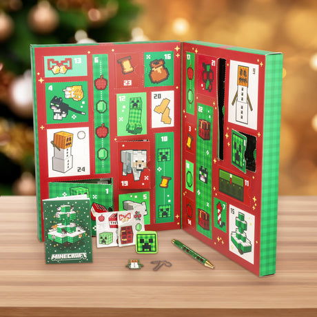 Minecraft Stationery 24 Days Advent Calendar