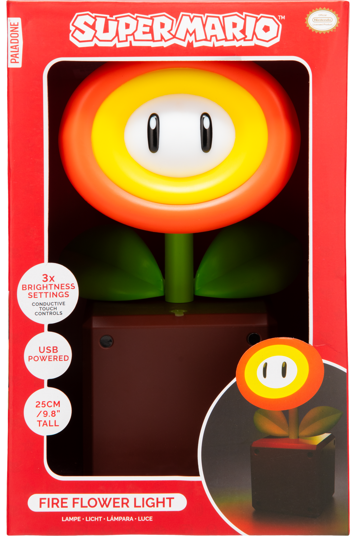 Super Mario Fire Flower Lamp