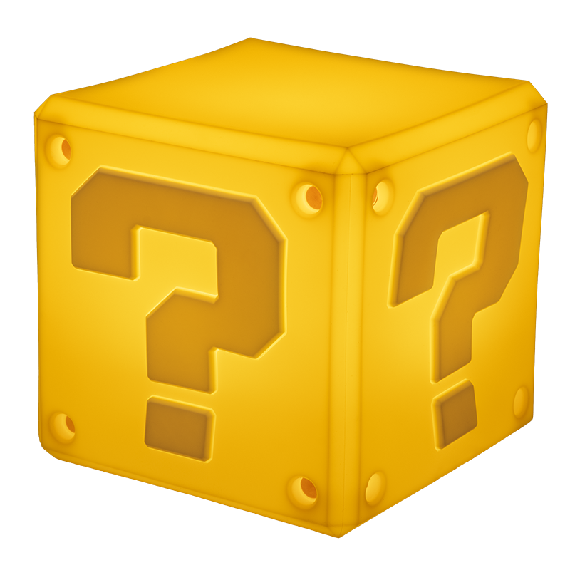 Super Mario Question Block SquishyGlo Light