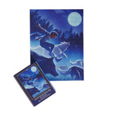 Kingdom of Threads: I Run with Wolves Keepsake Puzzle | Green Creek - 250 Pieces