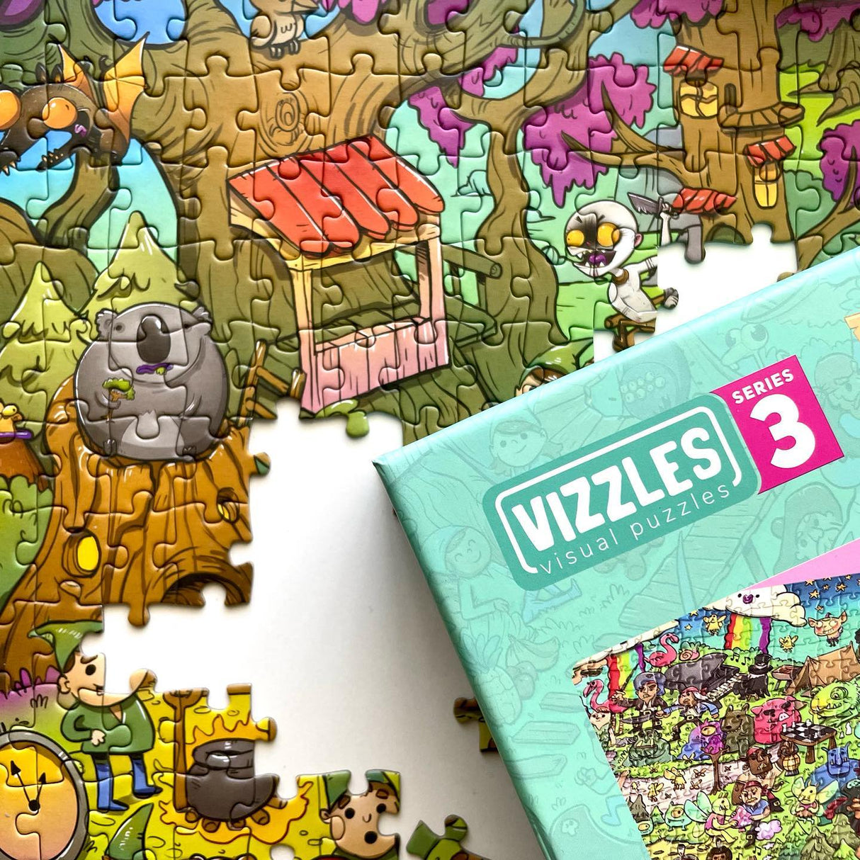 Vizzles Peter Pan's Neverland 1000pc Jigsaw Puzzle