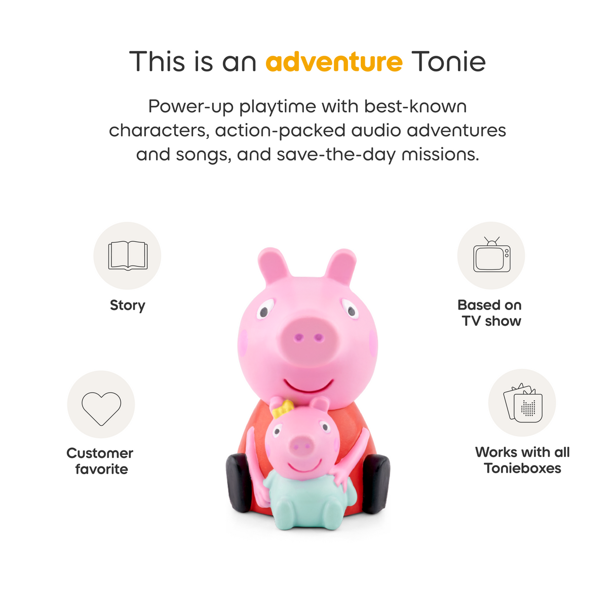 tonies: Peppa Pig - The New Baby Tonie Audio Character