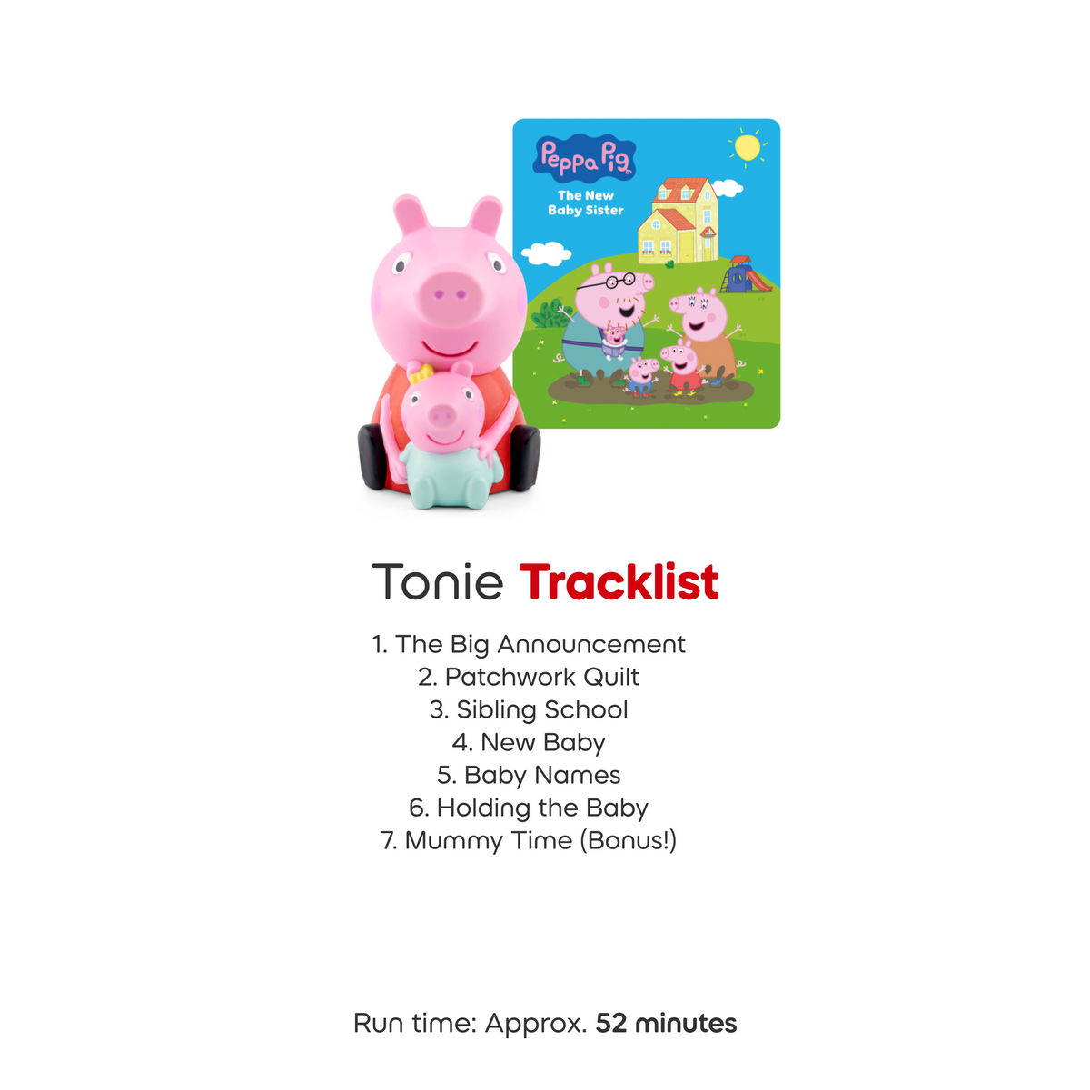 tonies: Peppa Pig - The New Baby Tonie Audio Character