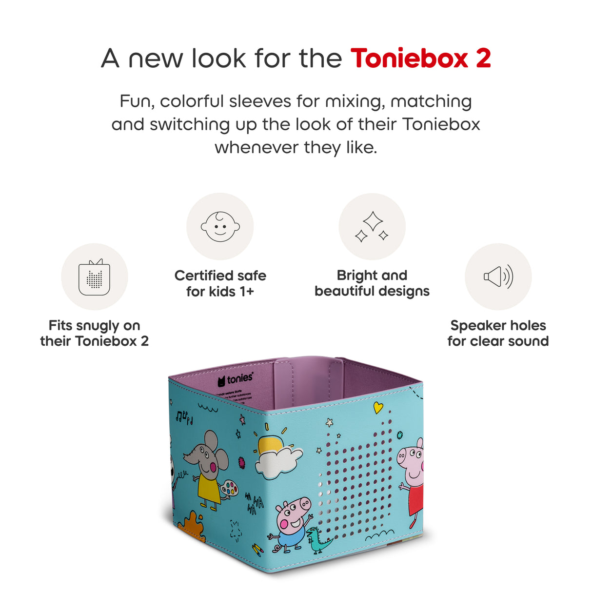 tonies: Interchangeable Sleeve - Peppa Pig