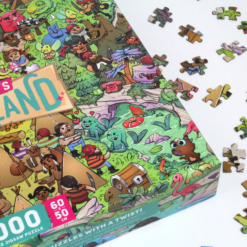 Vizzles Peter Pan's Neverland 1000pc Jigsaw Puzzle