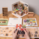 Rolife Fascinating Book Store DIY Miniature Puzzle - (DW004)