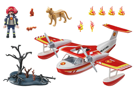 Playmobil: Firefighting Plane with Extinguishing Function