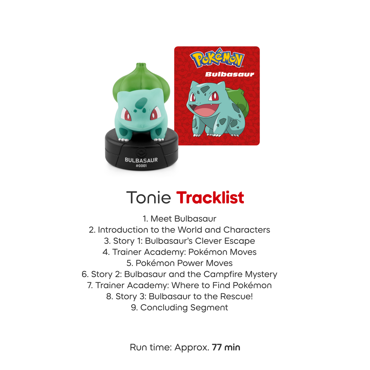 tonies: Pokemon - Bulbasaur Tonie Audio Character