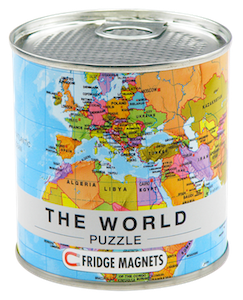 100 Piece Magnetic Puzzle - World