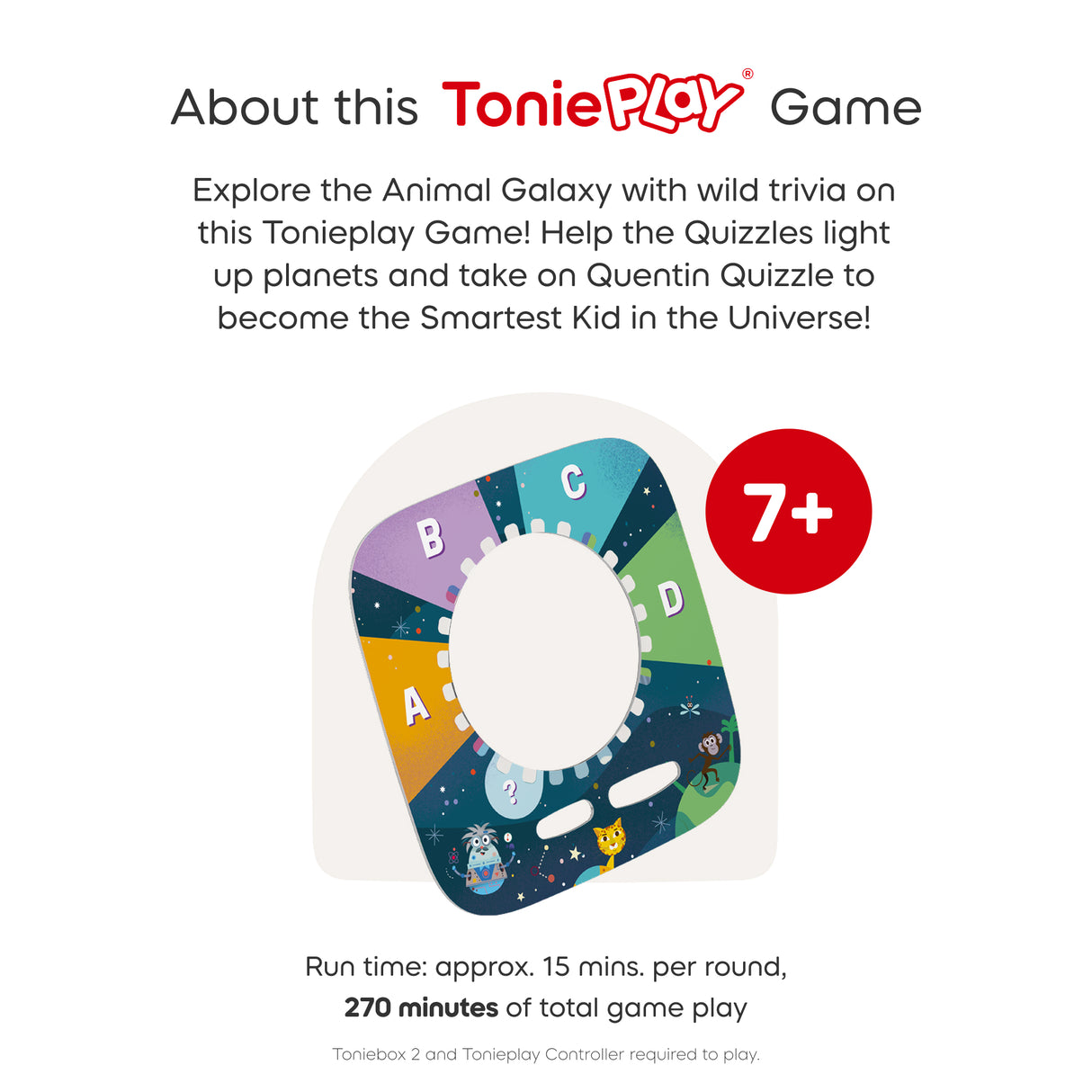 tonies: Tonieplay Quizzlys - All About Animals Game