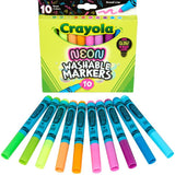 Crayola Neon Markers Broadline 10 Pack
