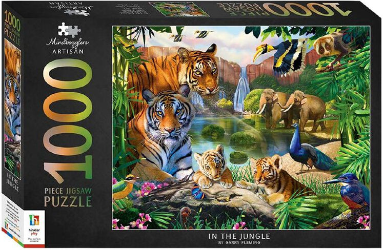 Mindbogglers Artisan 1000pc Jigsaw Puzzle - In the Jungle