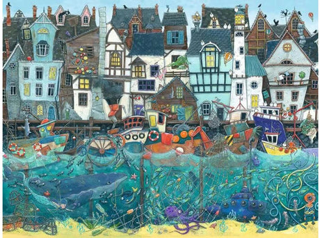 Ravensburger: A Bustling Fantasy Port Puzzle - 1500 Piece