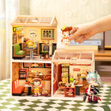 Rolife: Hong Kong Bites Cafe - Super Creator Plastic DIY Miniature Puzzle