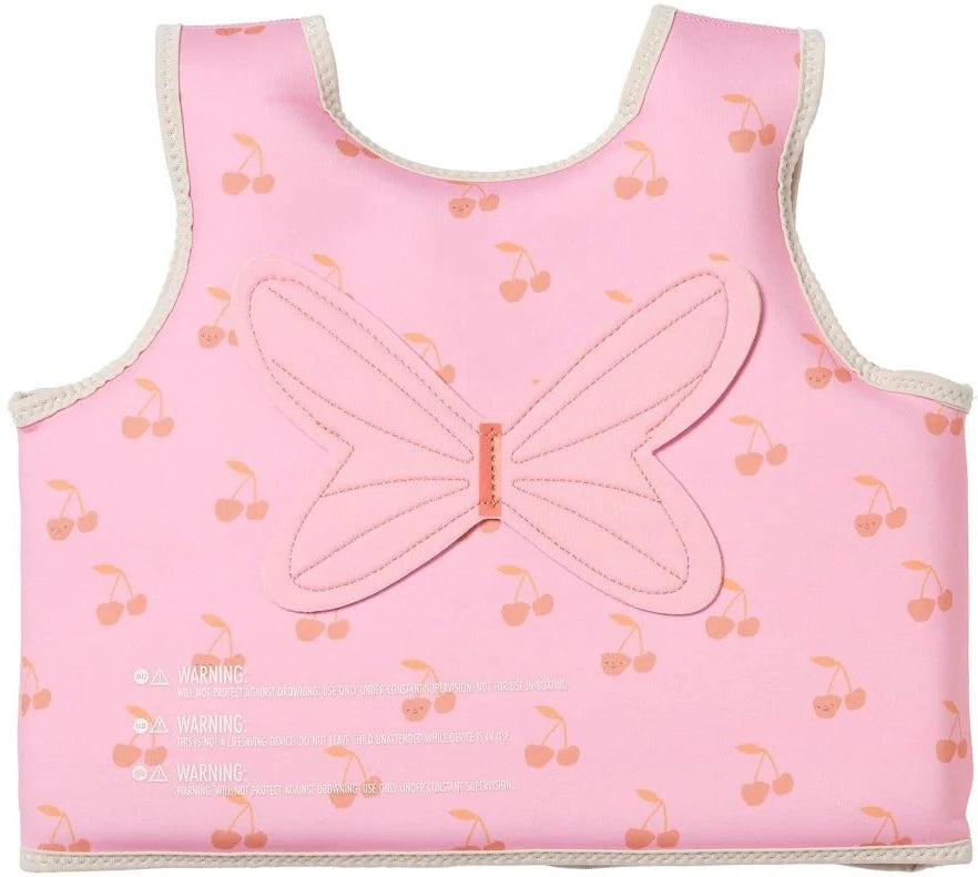 Sunnylife: Kids Swim Vest 3-6 Years - Cotton Candy Cherry