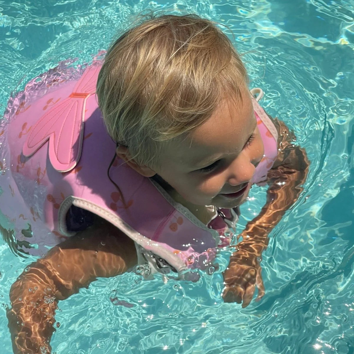 Sunnylife: Kids Swim Vest 3-6 Years - Cotton Candy Cherry