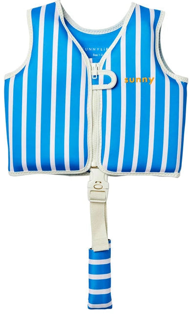 Sunnylife: Float Vest 1-2 Years Tino the Tiger - Blue