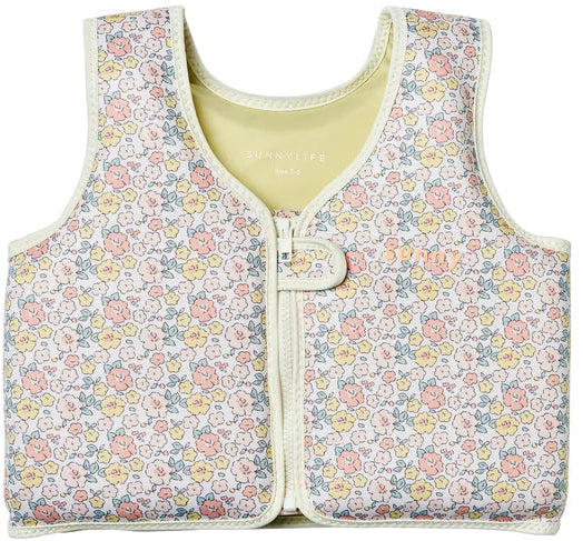 Sunnylife: Float Vest 3-6 Years Into the Garden - Ditsy Floral