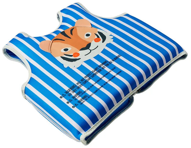 Sunnylife: Float Vest 3-6 Years Tino the Tiger - Blue