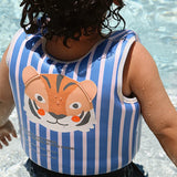 Sunnylife: Float Vest 3-6 Years Tino the Tiger - Blue