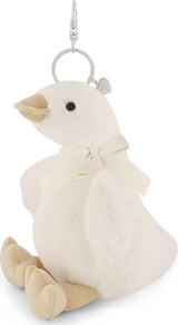 Snuggle Bunnies Rosie the Duck Key Charm with Neck Bow