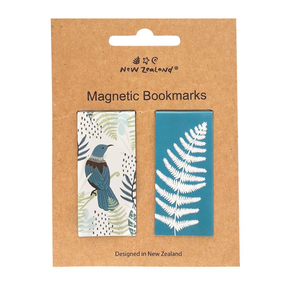 Magnetic Bookmark - NZ Tui & Fern (2 Pack)