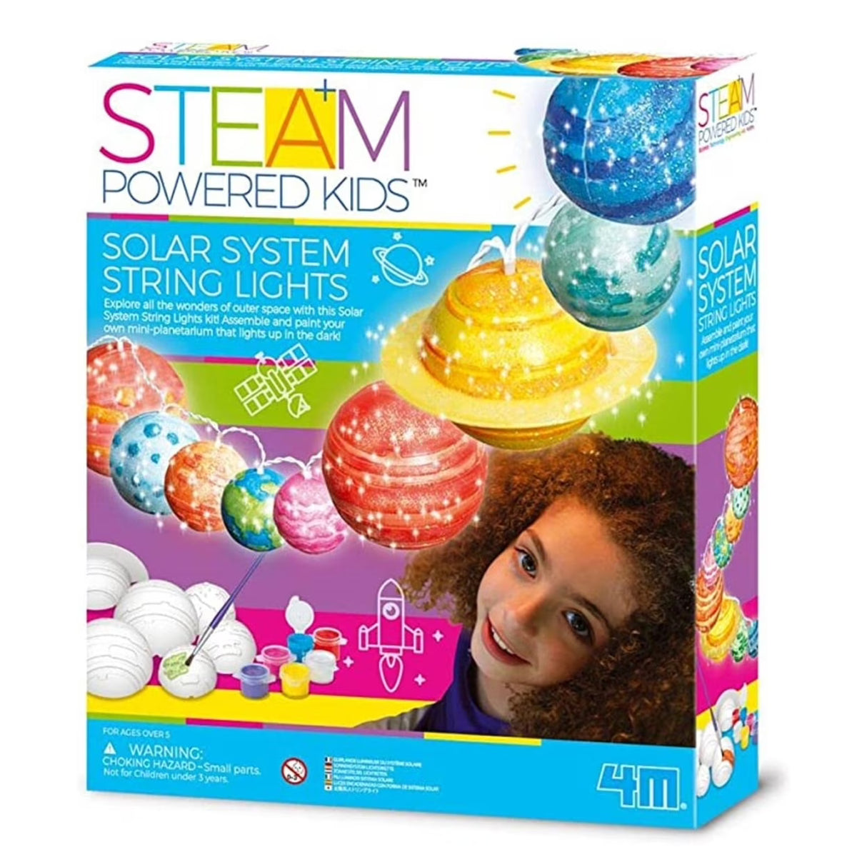 4M: STEAM Powered Kids Solar System String Lights Kit