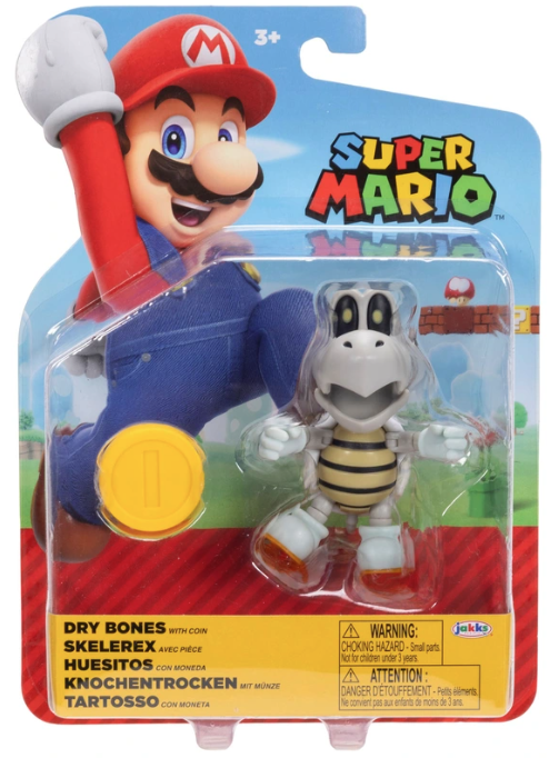 Nintendo: Super Mario 4" Figure - Dry Bones (10cm)