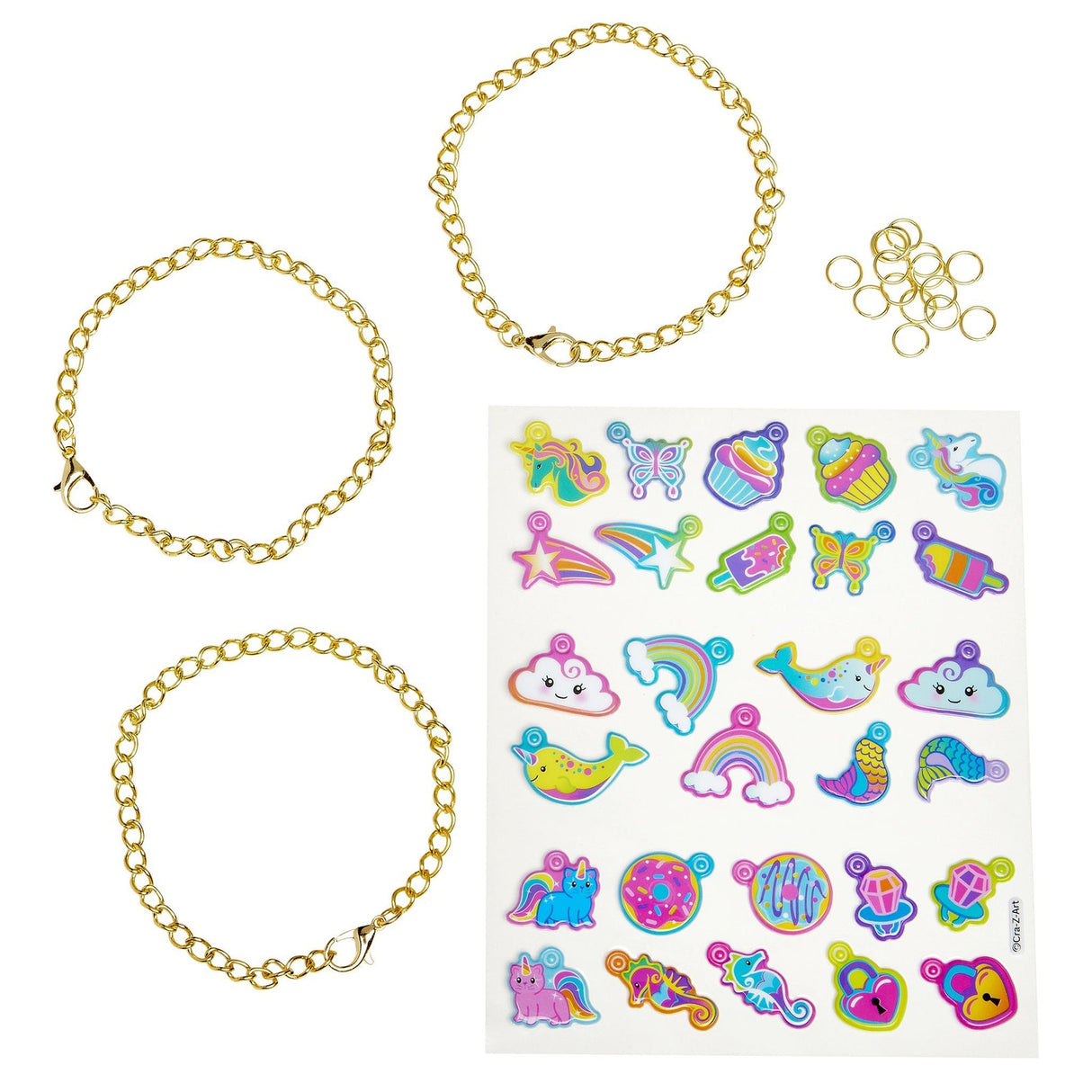 Shimmer 'n Sparkle Design & Make Puffy Charm Bracelets