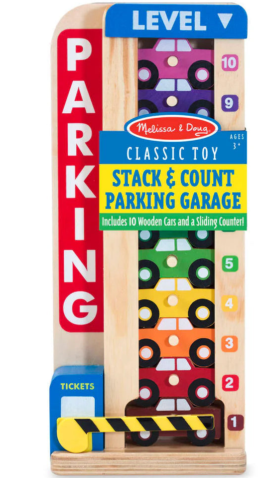 Melissa & Doug: Stack & Count Parking Garage