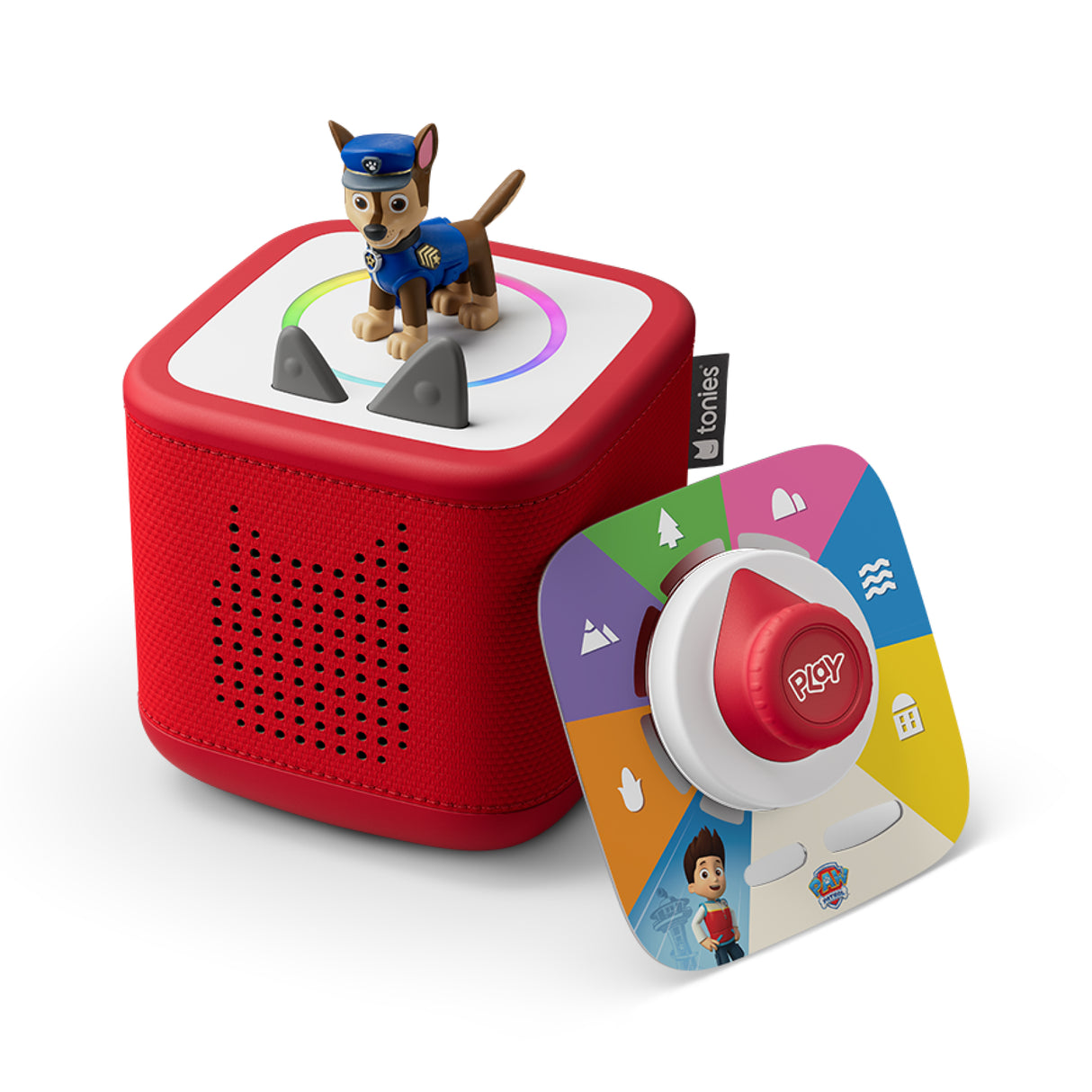 tonies: Toniebox 2 Sunset Red Play Set - Paw Patrol Chase