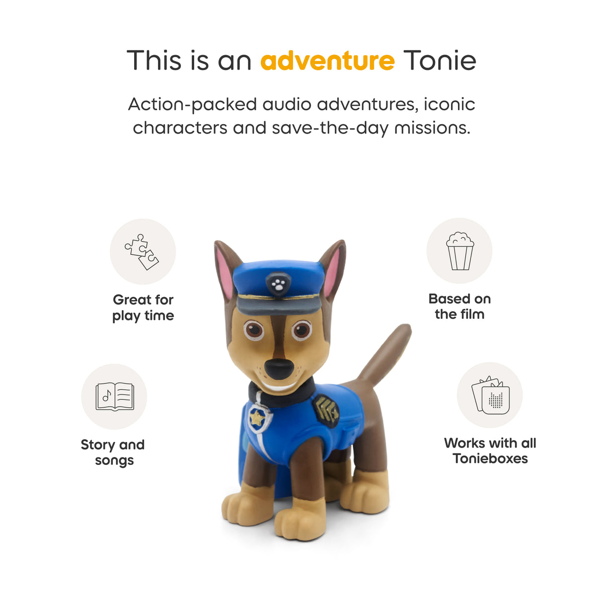 tonies: Toniebox 2 Sunset Red Play Set - Paw Patrol Chase