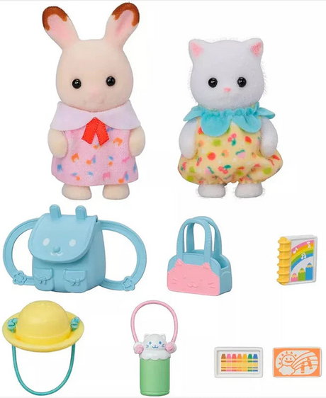 Sylvanian Families: Nursery Friends Walk Along Duo