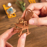 Rolife Silent Corner Study Book Nook DIY Miniature Puzzle - (TGE02)