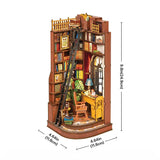 Rolife Silent Corner Study Book Nook DIY Miniature Puzzle - (TGE02)