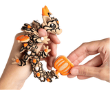Turtle Creations: Halloween Pumpkin Cookie Dragon In An Orange Pumpkin Egg - Regular