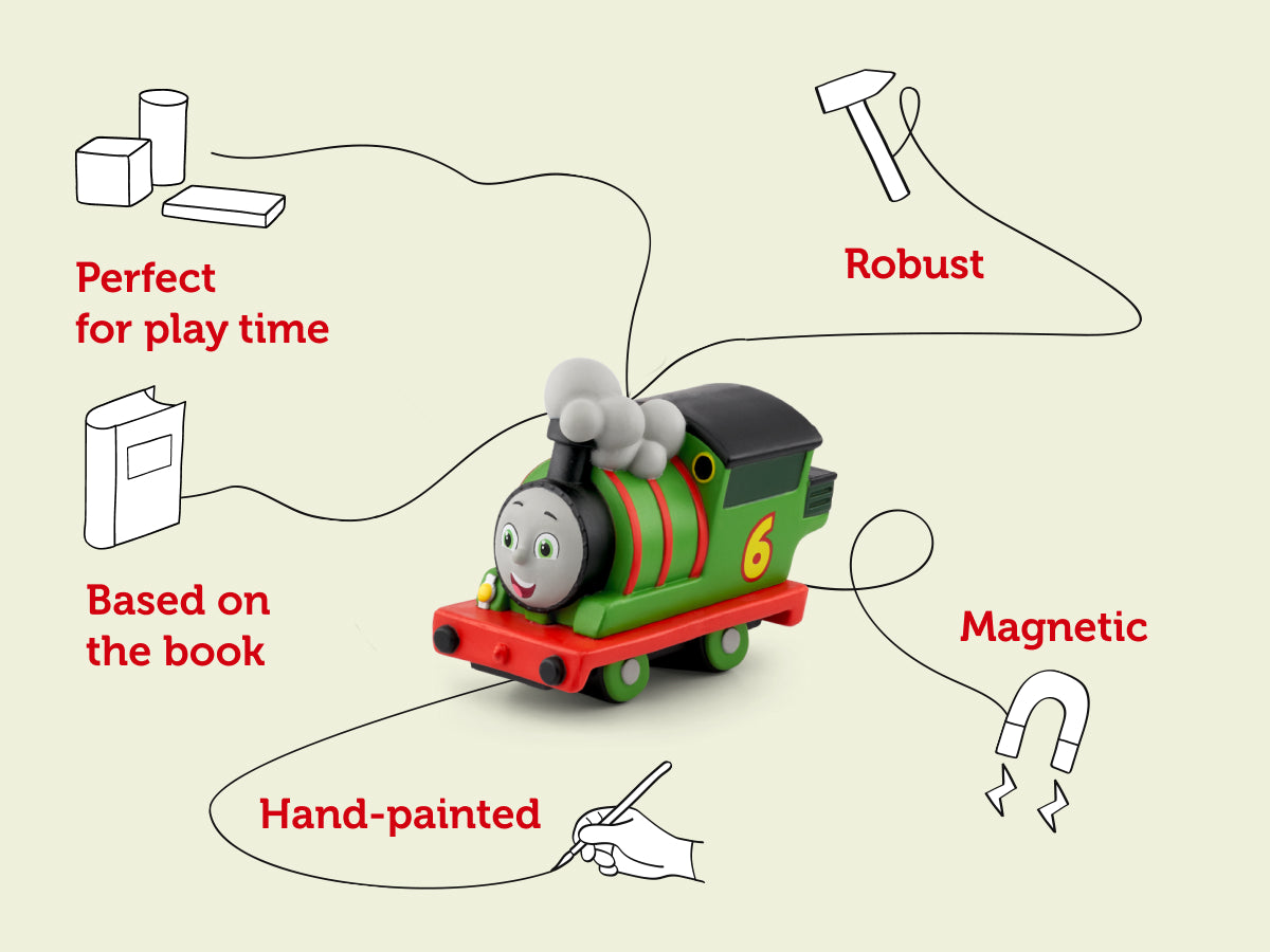 tonies: Thomas the Tank Engine All Engines Go - Percy Tonie Audio Character