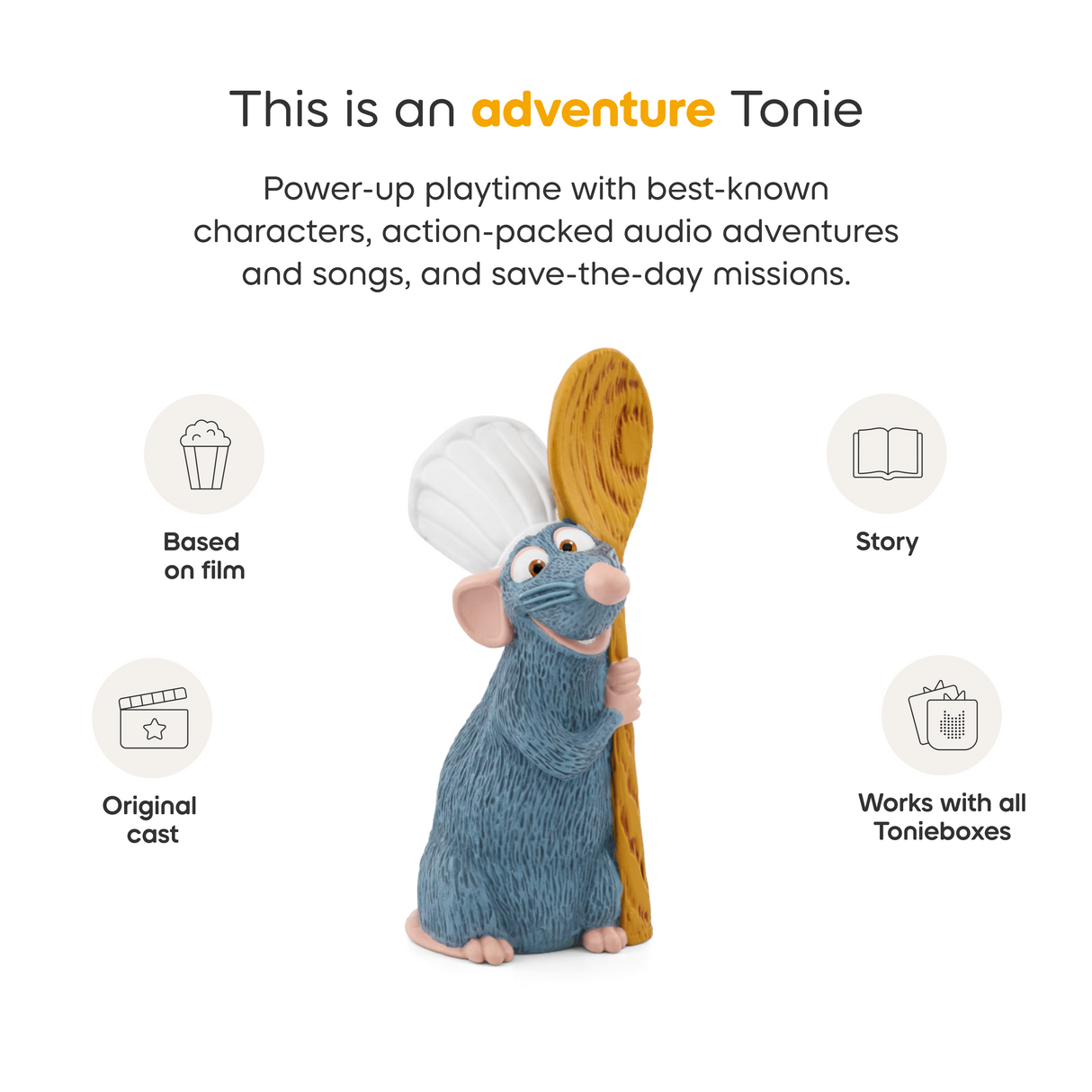 tonies: Disney Pixar Ratatouille - Remy Tonies Audio Character