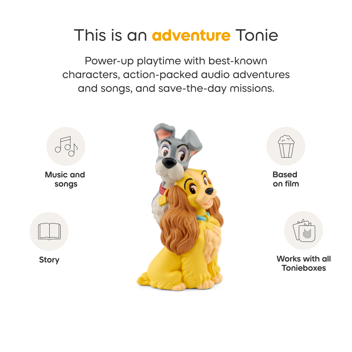 tonies: Disney Lady and the Tramp - Tonie Audio Character