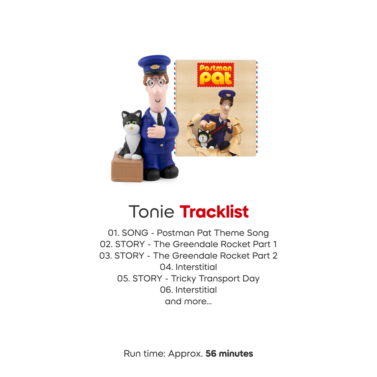 tonies: Postman Pat - Pat & Jess the Cat Tonies Audio Character