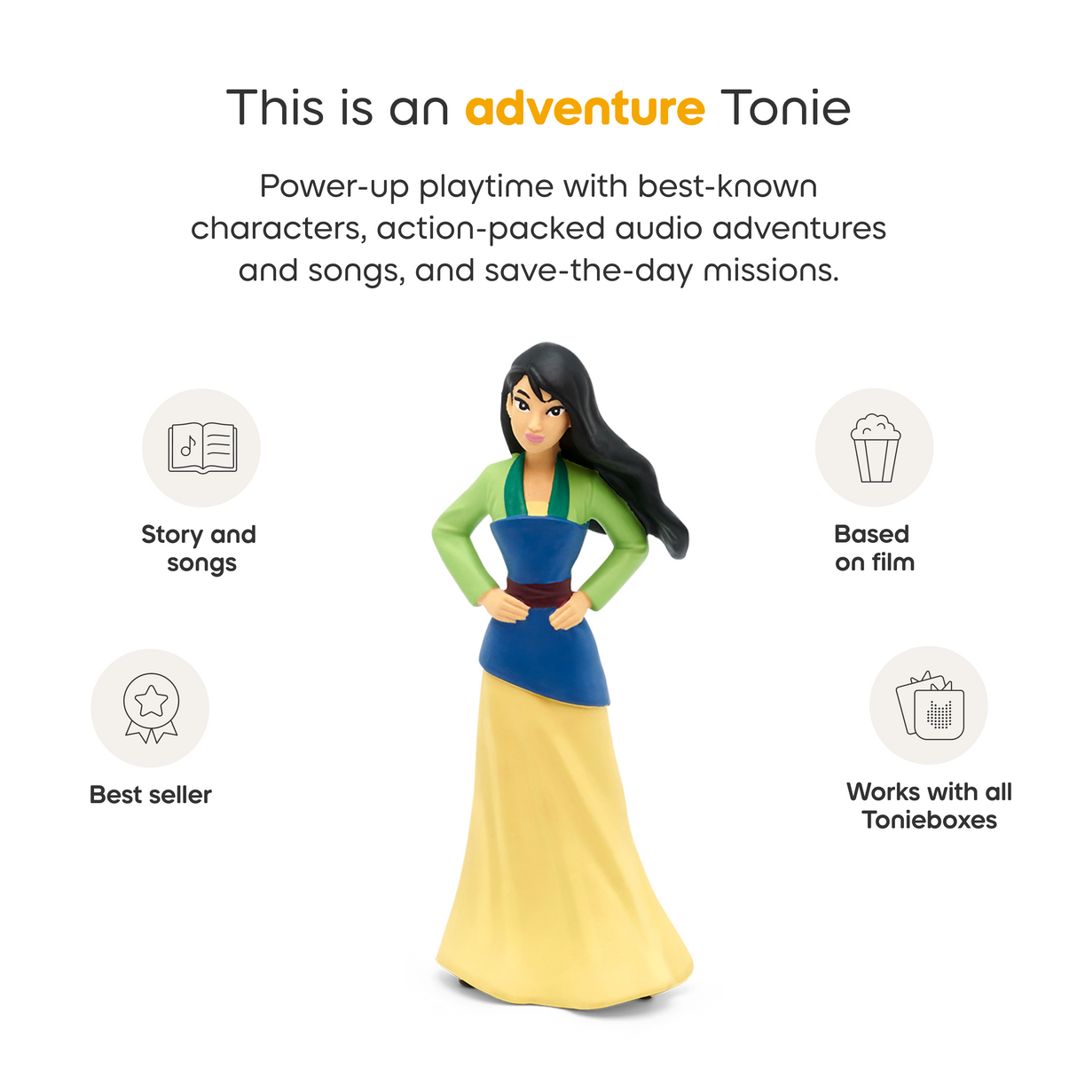 tonies: Disney - Mulan Tonie Audio Character